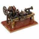Salesman's Sample and/or Patent Model of a Lathe, c. 1880