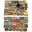 Collection of 55 Needle Tins