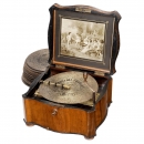 Polyphon Style 42B Disc Musical Box with 38 Discs, c. 1900