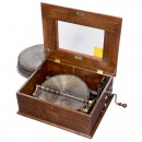 Polyphon Disc Musical Box with Spiral Spring Drive, c. 1902
