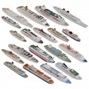 19 Scale 1:1.250 Model Ships