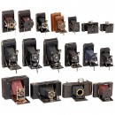 Lot of Kodak Rollfilm Cameras