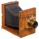 German Field Camera with Steinheil Lens, c. 1880