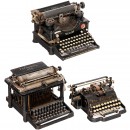 3 American Typewriters