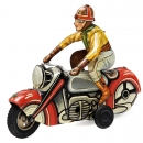Motorcyclist by Göso, c. 1950