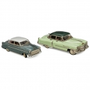 2 Gama Friction-Drive Tin Toy Cars, 1950s