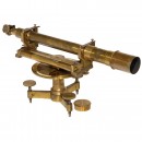 French Brass Surveying Level by Brosset, c. 1860