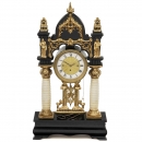 Viennese Musical Portico Clock, c. 1850