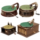 4 Table Gramophones, c. 1925