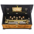 Large Harp Piccolo Musical Box with Bells, c. 1885
