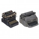 2 Early Electric Typewriters
