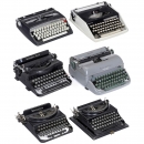 6 Remington Portable Typewriters