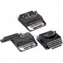 3 American Portable Typewriters