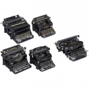 5 German Typewriters