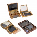 3 Stencil Copying Devices in Original Cases, c. 1880–1900