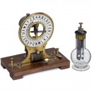Breguet-Style Dial Telegraph and Chromic Acid Cell, c. 1900