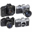 4 Canon SLR Cameras