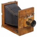 German Field Camera with Steinheil Lens, c. 1880