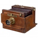 Stereo Camera by George Hare with Sliding Lens Board, c. 1864