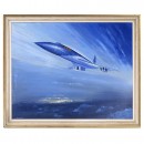 Concorde G-BOAC Oil Painting, c. 1970