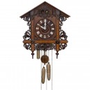 Black Forest Quail-and-Cuckoo Clock, c. 1890