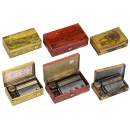 3 Souvenir Musical Boxes, c. 1840-60