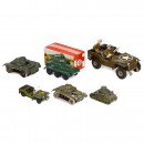 6 Military Vehicles, c. 1950-60