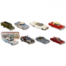8 Japanese Tin-Toy Cars, c. 1950-60