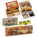 5 Mechanical Railway Toys, c. 1950