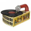 Tin-Toy Phonograph with Jazz Band Motifs, c. 1925