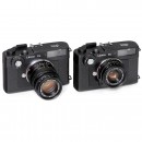 2 Leica CL with Summicron-C 2/40 and Elmar-C 4/90, c. 1973-75