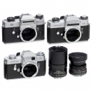3 x Leicaflex with Elmarit-R 35 mm and Elmarit-R 135 mm