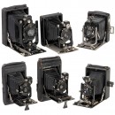 6 Folding Cameras with Ica Background, 1908-25