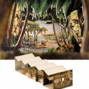 Perspective View (Diorama) A Camp in the African Jungle, c. 19