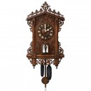 Black Forest Trumpeter Clock by Wehrle, c. 1890