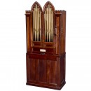 English Chamber Barrel Organ by Bates, c. 1840
