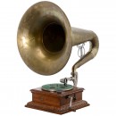 Mammut Gramophone with Gooseneck Horn, c. 1910