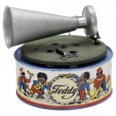 Keimola Teddy Toy Gramophone, c. 1925