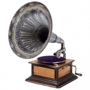 Gramophone with Art-Nouveau Horn, c. 1912