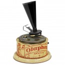Extremely Rare Olaphon Toy Gramophone by Weco, c. 1925