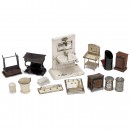 Doll-House Accessories and Furniture, c. 1900-30