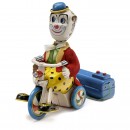 Clown on Tricycle Toy, c. 1965