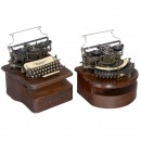 2 Hammond No. 12 Typewriters, c. 1905