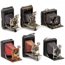 6 Early German Strut Cameras, 1890 onwards