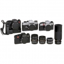 Lot Leica R Lenses, Cameras and Accessories