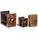 3 Field Cameras, c. 1900