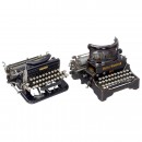 Imperial Model D and Salter Standard No. 7 Typewriters