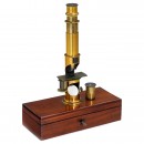 French Drum Microscope by Oberhaeuser, c. 1855