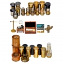 Eyepieces, Objectives and Accessories for Microscopes by Various