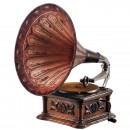 HMV Cockleshell Monarch Horn Gramophone, c. 1905